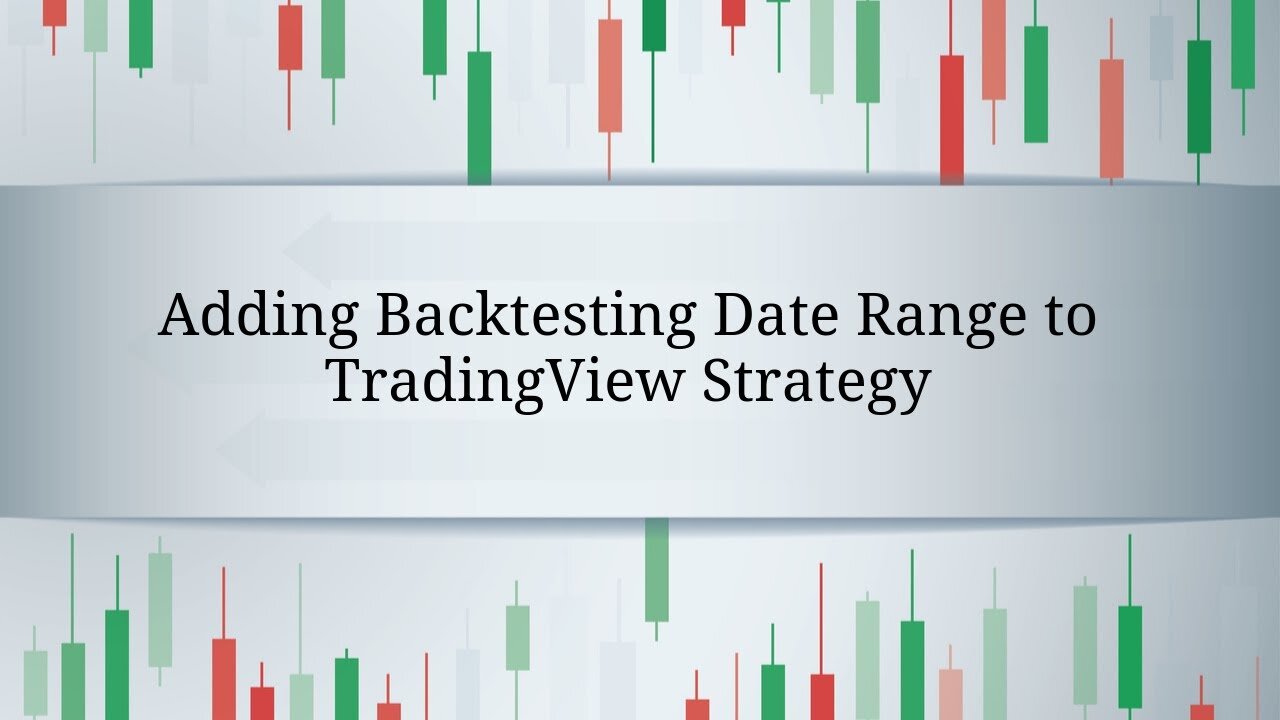How To Change Backtesting Range In Tradingview