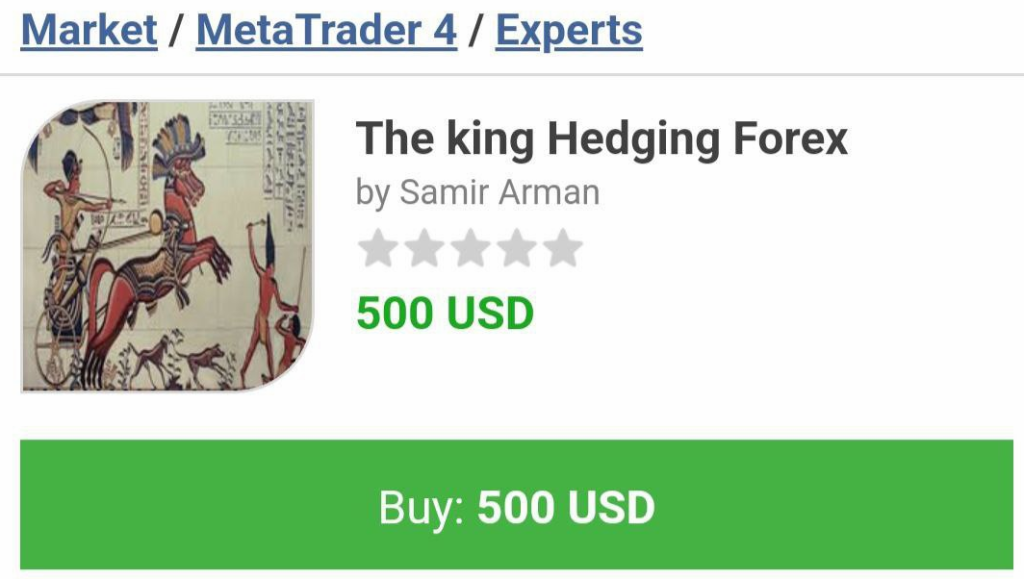 The King Hedging Forex EA