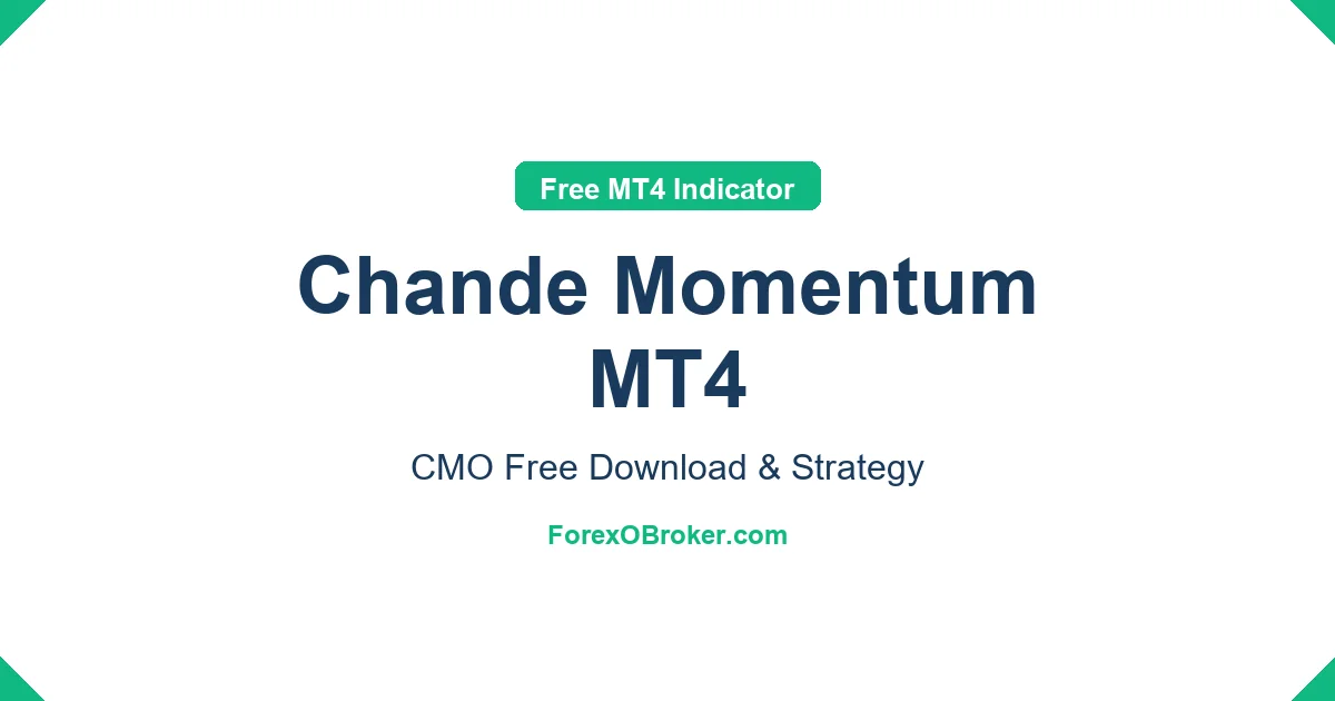 Chande Momentum Oscillator on MT4 EURUSD H1 chart with ±50 levels and reversal signals